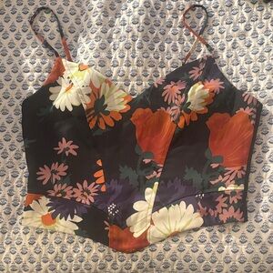 STAUD Floral Tank Top